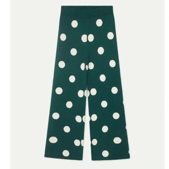 Green Polka Dot matching knit set - Picture 7 of 7